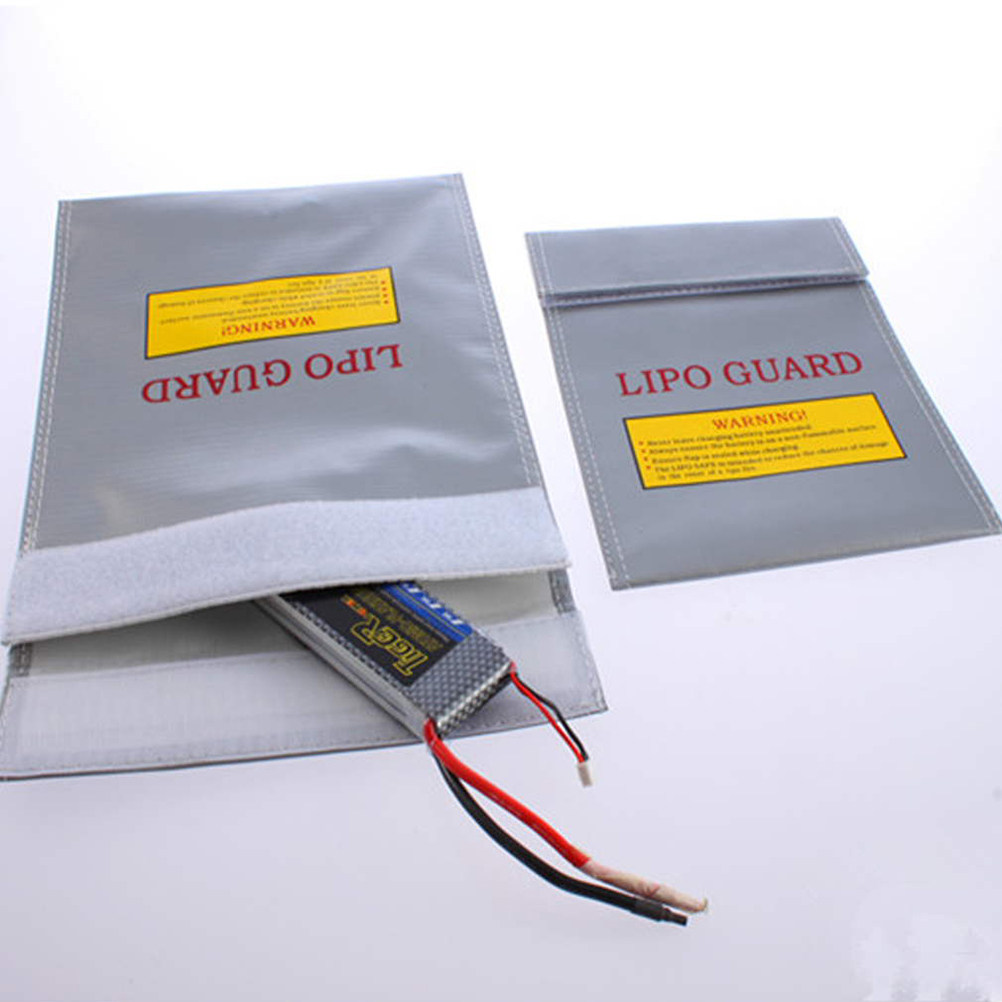 Lipo Battery Fireproof Safety Charge Box - กระเป๋าเก็บแบตเตอรี่ลิโพแบบมืออาชีพ ขนาด 23x30 ซม. ป้องกันการระเบิดและไฟไหม้ สำหรับการชาร์จและป้องกันการระเบิด