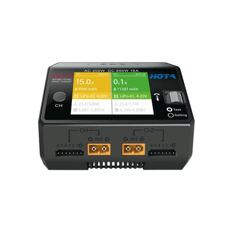 SNQP HOTA D6 Pro เครื่องชาร์จแ - Hota D6 Pro Dual Lipo Charger บทวิจารณ์และราคา