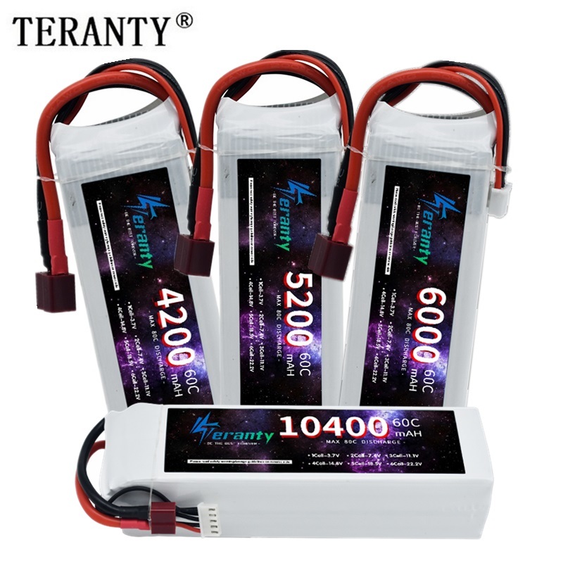 แบตเตอรี่ลิโพ 60C 14.8V 4S 420 - 4S Lipo Battery 14.8V 6000Mah บทวิจารณ์และราคา