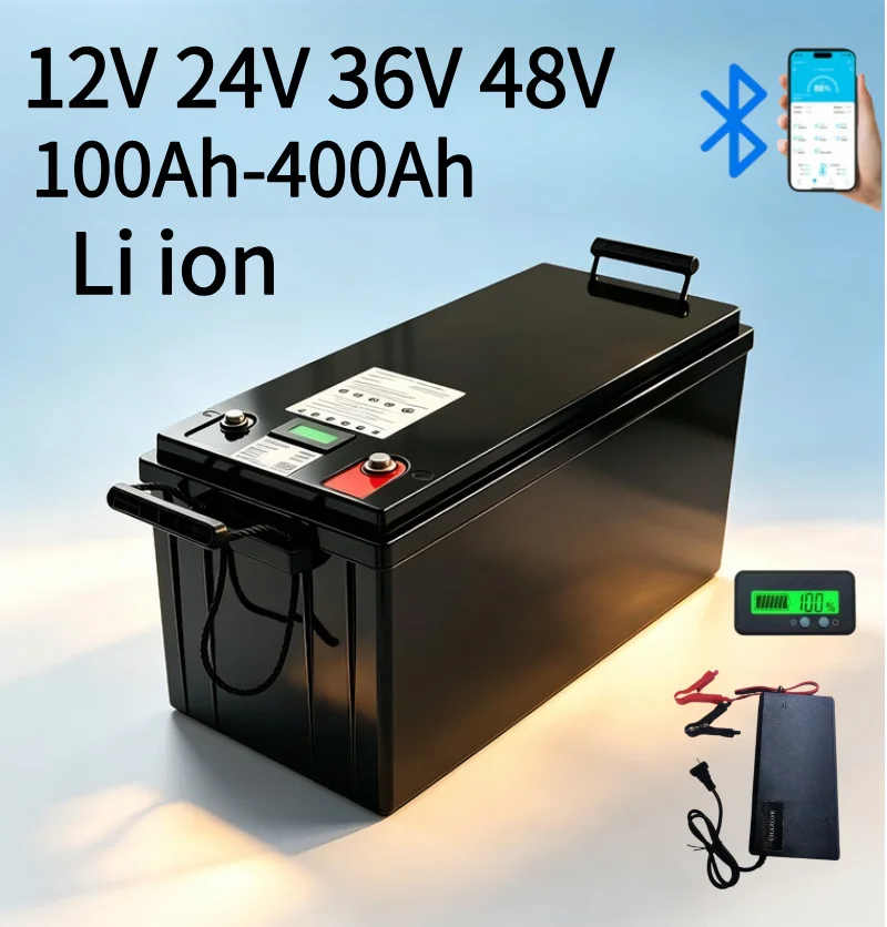 แบตเตอรี่บลูทูธ BMS Li-ion/LiF - Lifepo4 12V 100Ah Bms Bluetooth บทวิจารณ์และราคา