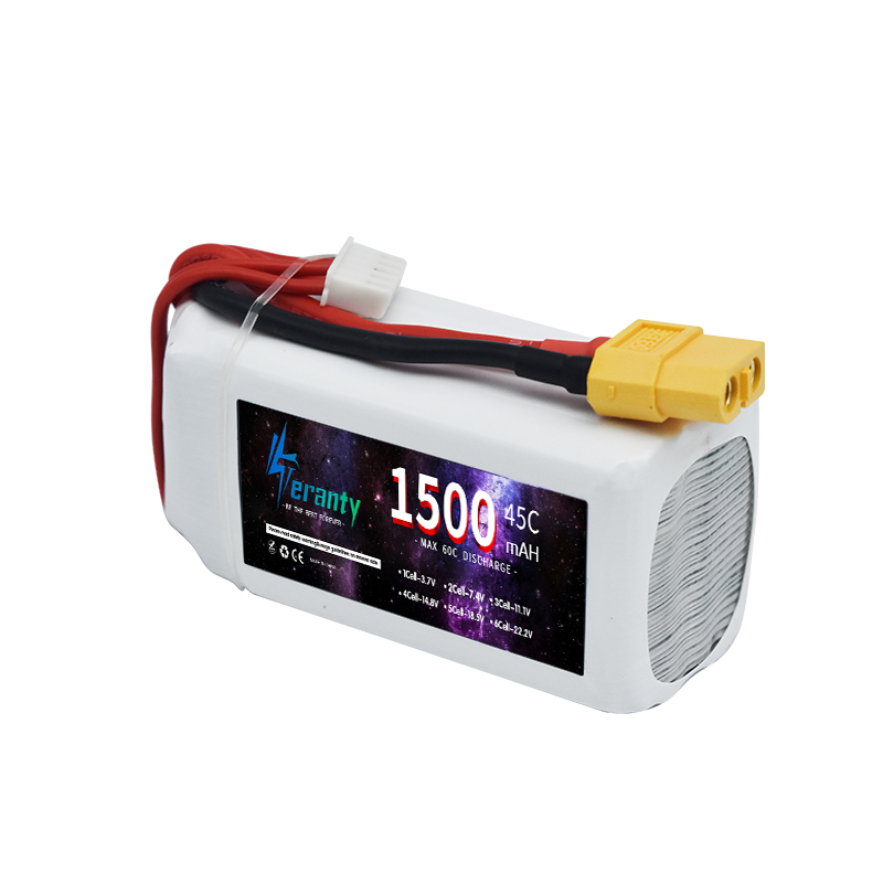 แบตเตอรี่ลิเธียมโพลิเมอร์ RC 1 - 4S Lipo Battery 14.8V 6000Mah บทวิจารณ์และราคา