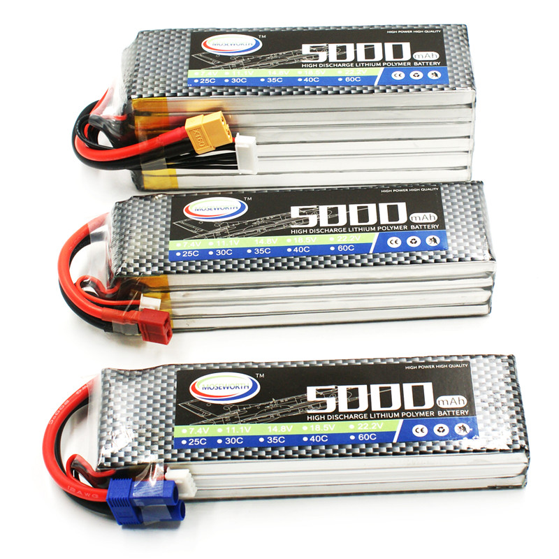 6S 22.2V 5000MAh 60C ของเล่น R - 6S Lipo Battery 22.2V 5000Mah บทวิจารณ์และราคา