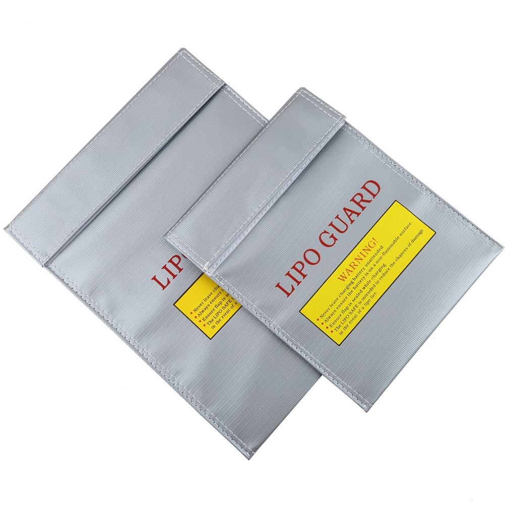 ถุงเก็บแบตเตอรี่ลิโพกันไฟ ขนาด - Lipo Battery Fireproof Safety Charge Box บทวิจารณ์และราคา