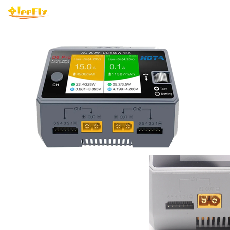 HOTA D6 Pro 650W เครื่องชาร์จอ - Hota D6 Pro Dual Lipo Charger บทวิจารณ์และราคา